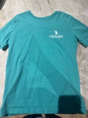 Local Boy Outfitters Kids' Teal Short Sleeve Logo Tee
